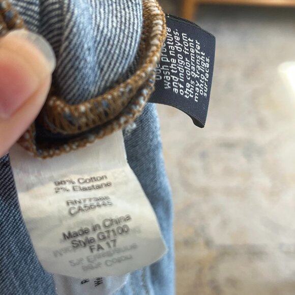 Madewell Denim Raw Hem Mini Skirt Size 31 / 12 - Picture 5 of 5